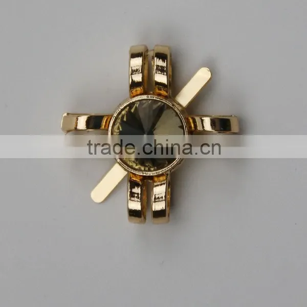 Stylish Metal Shoe Buckle Shoe Parts Accessories photo-3