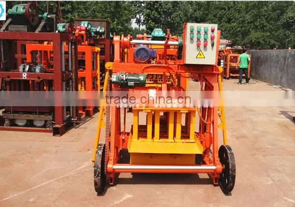 QMY4-45 Intelock Concrete Block Making Machine, Small Type Moving Blocks Machines, New Design Manual Block Molding Machine Price Quality Choice photo-4
