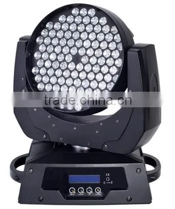 High Brightness DMX DJ Stage Lighting 108 x 3W RGBW Wash LED Moving Head Light With Zoom photo-6