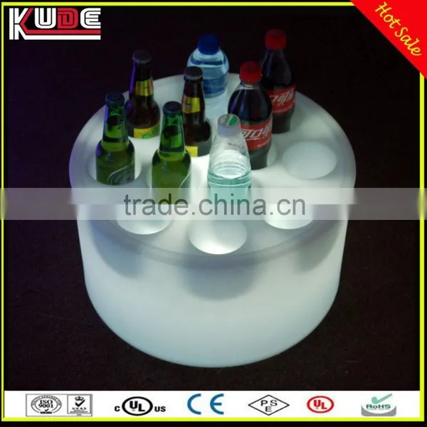 New Stylish Waterproof Led Wine Champange Bottle Bucket Cooler Holder With RGB Light Colors Changing photo-2