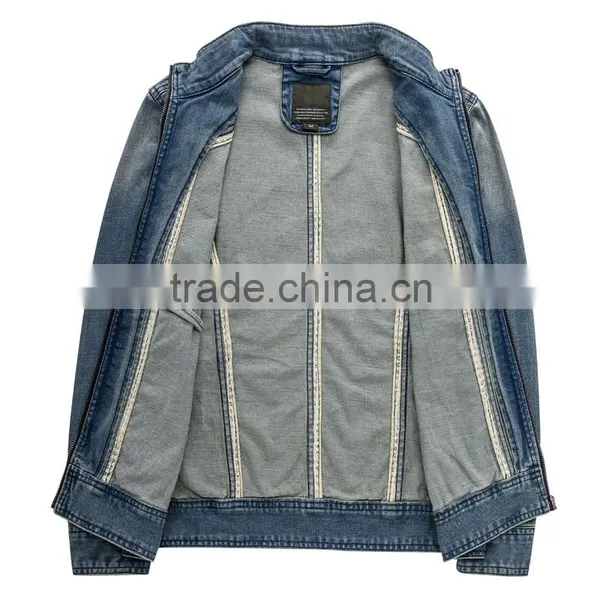 Yingzhong Garment Oem Design Men Jeans Coat Oversized Kimono Jackets photo-5