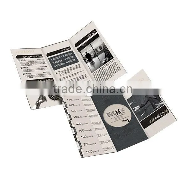 Coated Paper Folding Brochure Printing Service photo-3