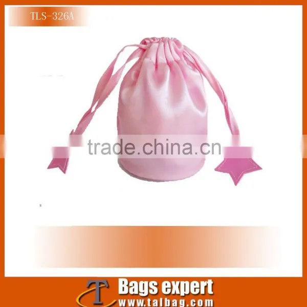 2016 Popular Satin Body Cosmetic Bags Drawstring Bag for Lady photo-2