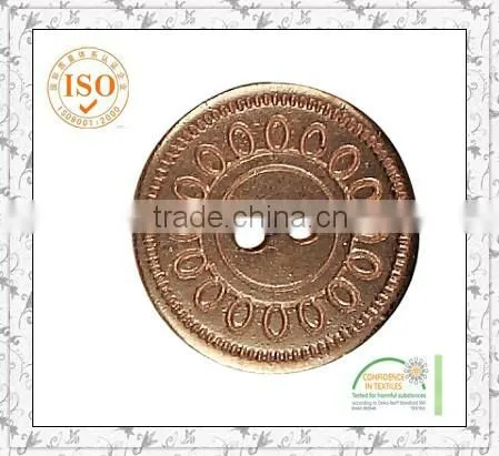Oeko-tex Approved Custom Made 4-hole Metal Button photo-4