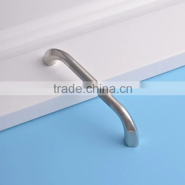 Simple Rural Style Brushed Nickel Zinc Alloy Furniture Hardware Cabinet Handles and Knobs photo-5