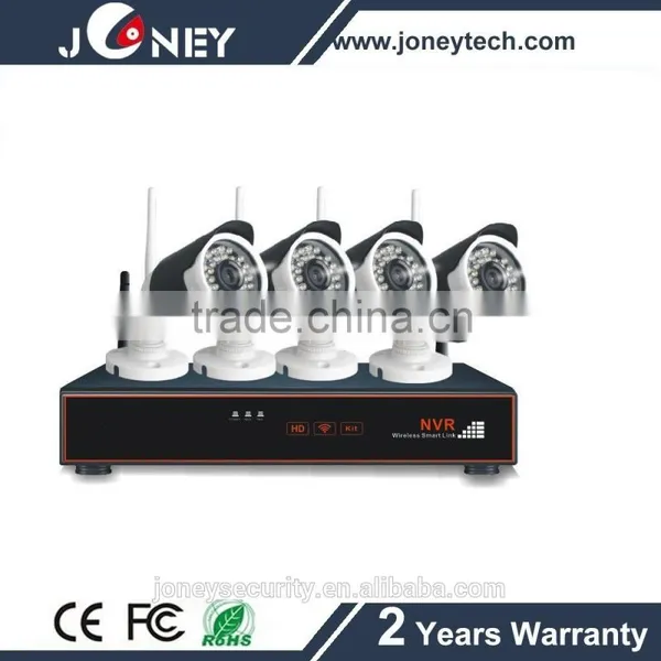 HD 1.3megapixel 4CH WIreless wifi ip camera nvr kit,wifi security camera kit
