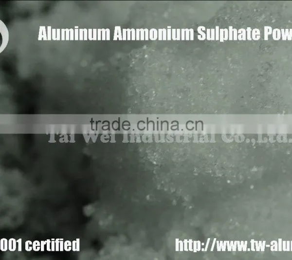 High Qulaity Potash Alum Deodorant Aluminium Ammonium Sulphate