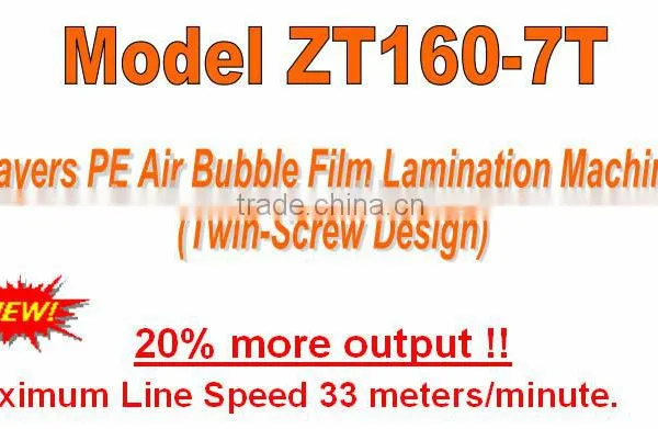 PE 2-7 Layers Composite Air Bubble Film High Quality Machine photo-6