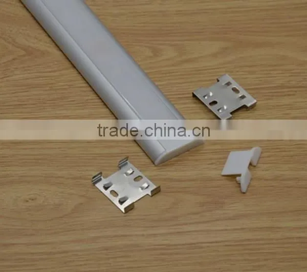 Surface Mounted 26mm Led Strip Aluminium Heat Sink For Double Row Strips photo-3