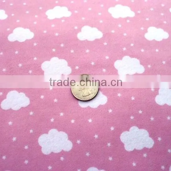 100 Cotton Flannel Fabric, Custom Flannel Fabric Print 20s*10s 40*42 100% Cotton Flannel, Flannel Fabric for Baby photo-2