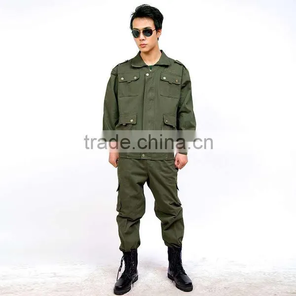 Factory Direct Supply of Green Outdoor Leisure Suit Overalls for Foreign Auto Repair Welding Camouflage Uniforms photo-6