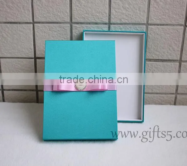 Best Wedding Invitation Card Boxes With Bowknot photo-3