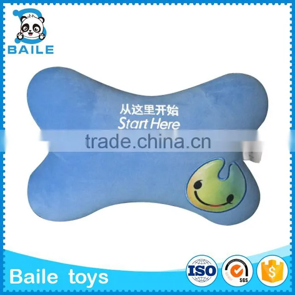 Bone Cartoon Car Neck Pillow for Promotion, Popular Car Pillow