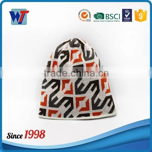 Wholesale Promotional Winter Knit Hat Applique Lovely Girl Beanie Hat