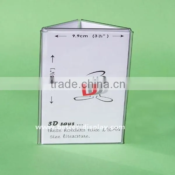 Restaurant Hotel Bar Revolve Table Stand Acrylic Menu Holder