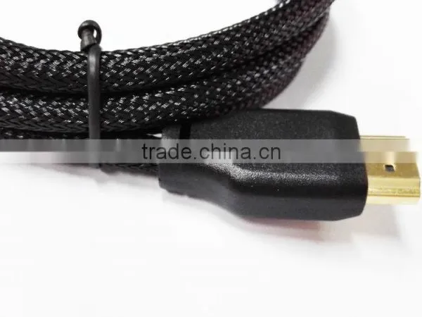 1.8M Black Nylon Net HDMI Cable photo-4