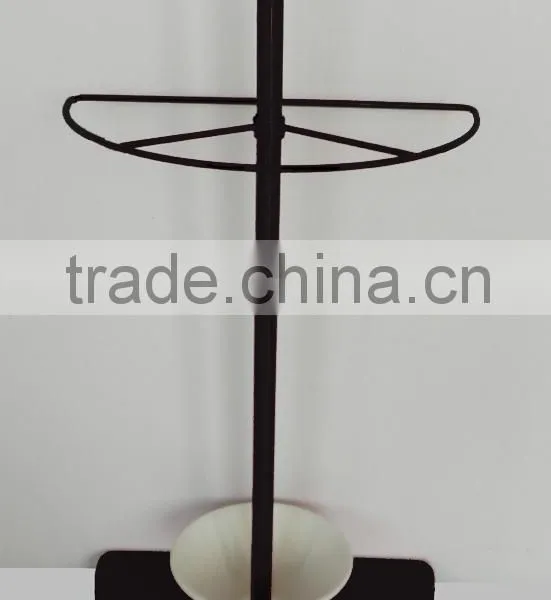 Black Half Round Umbrella Holder Stand