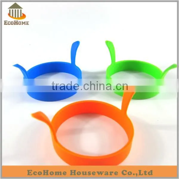 EC059AM kitchen Egg cooking silicone egg poacher,silicone egg ring