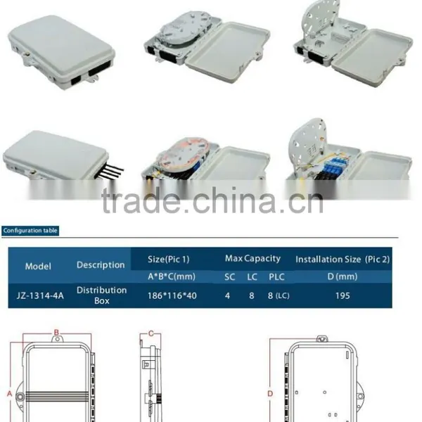 FTTH Fiber Optic Terminal Box With 4 Core photo-3