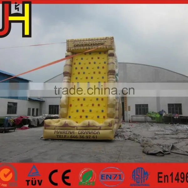 Inflatable kids rock climbing wall, cheap inflatable climbing wall, adventure climbing games