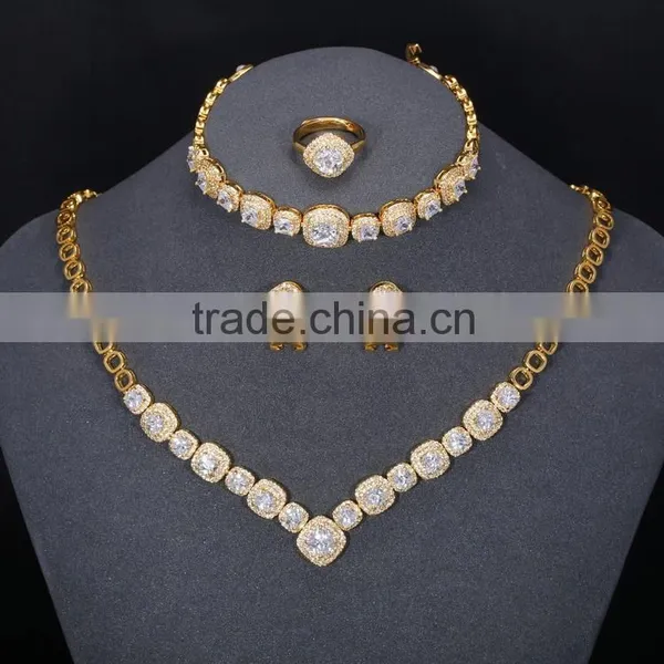 AAA Stone Brass Jewelry Set,cubic Zirconia Jewelry Set Christmas Gifts photo-2