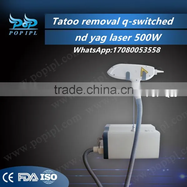 POP-QL5 Q-switch Laser Tattoo Removal System With 3 Nozzle /Tattoo Removal Laser photo-5