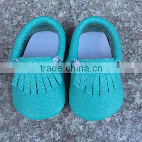 2017 Fashion First Walkers Baby Moccasins Soft Leather Shoes Baby Prewalker Tassels Kids Shoes photo-4