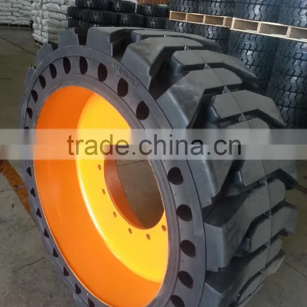 China Solid Tire Factory Price 12-16.5 33x12-20 Tractor Tire With Long Warranty photo-3