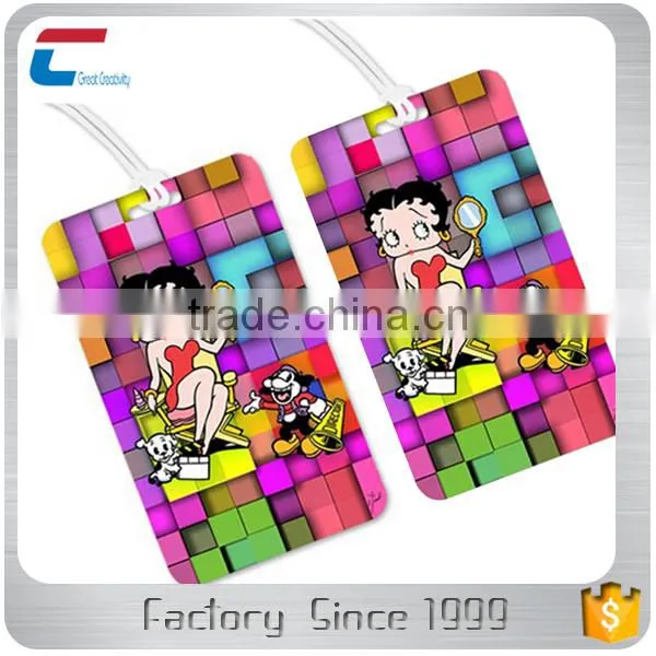 Bright Color Three-dimensional 3d Printing Pvc Luggage Tags photo-2