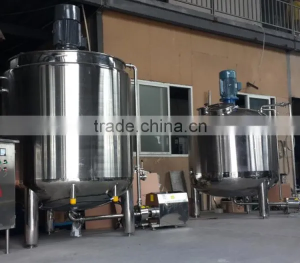 Industrial Steel Jacketed Cake Slurry Mixer With Pumps photo-4