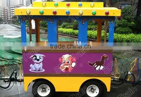 CE Approval Amusement Park, Trackless Fun Train, Christmas, Shopping Mall, Indoor Outdoor Use Mini Electric Train, photo-5
