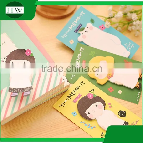 Promotional Wholesale Office Stationery Mini Portable Cartoon Gracebell Sticky Note photo-4