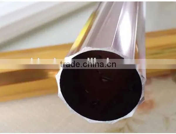 6063 T5 Aluminium Wood Grain Finish/wood Colour Aluminium Profile for Curtain Wall/window&door Frame /furniture/handrail photo-2