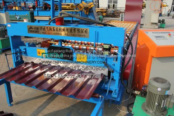 Color Coated Roofinng Roll Forming Machine photo-4