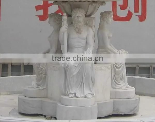 Hand Carved Marble Modern Garden Fountain photo-3
