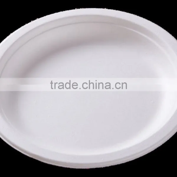 7 Inch Disposable Biodegradable Sugarcane Plates photo-3