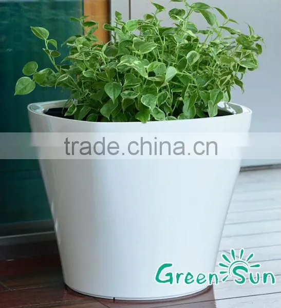 2016 Hot Sale Self-Watering System Plastic Planter Pots,garden Flower Pot,interior Decor Planter photo-2
