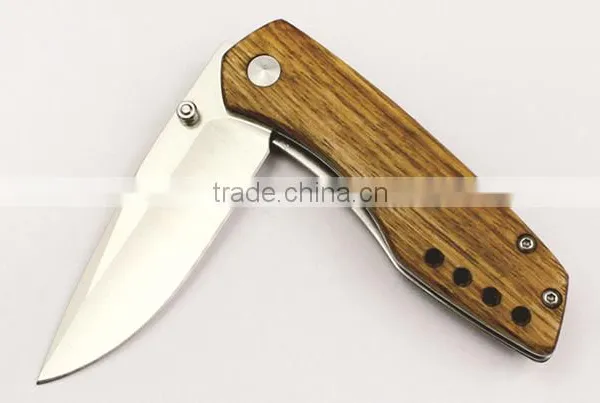 High Quality Zebra Wood Handle Knife, Multi Function Outdoor Knife photo-5