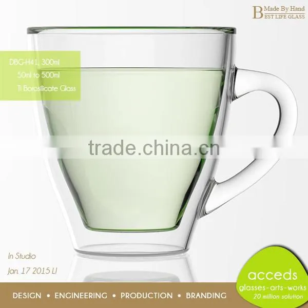 Interesting New Products Glass Creative Couple Mug Cup photo-2