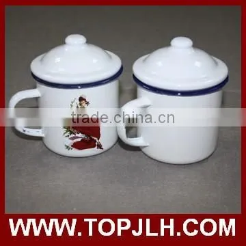 Old Fashion Feelling Pure Handmade Enamel Mugs for Sublimation photo-3
