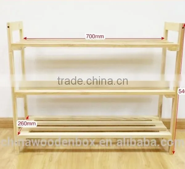2015 Refined Pine Wooden Shoe Racks photo-3