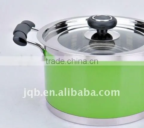 Popular Fasion Stainless Steel Glass Lid Fry Pan photo-5