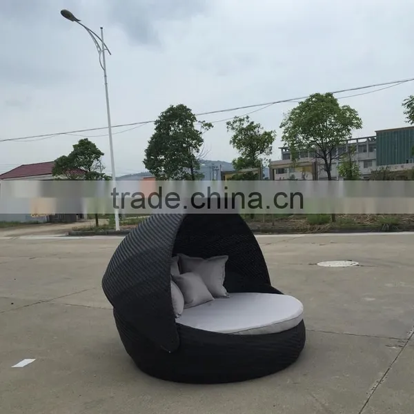 2016 Hot Sale Round Rattan Lounger for Beach photo-5