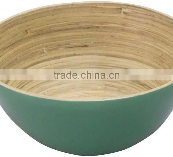 New Design Bamboo Salad Bowls, Clear Spun Bamboo Salad Bowls photo-5