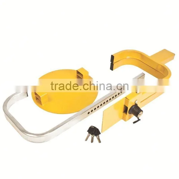 A1973 Security Universal 13" - 17" Caravan Trailer Full Wheel Clamp Tyre Lock photo-3