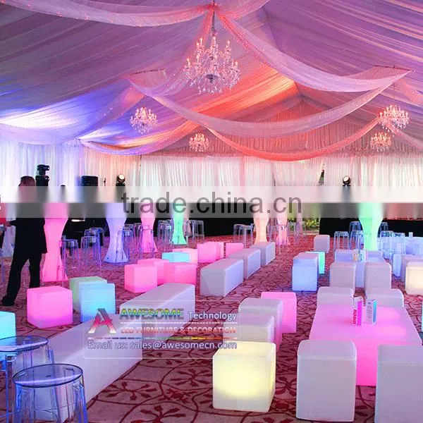 Pouff Wedding Bar Seats With Low Height (cb400) photo-3