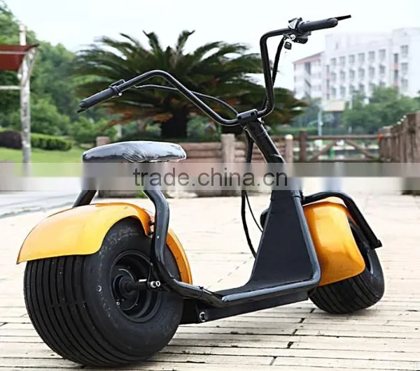 2017 Zhejiang Factory Electric Bike 48V Brushless Hub Motor 800w-1000W Electric Scooter Citycoco photo-5