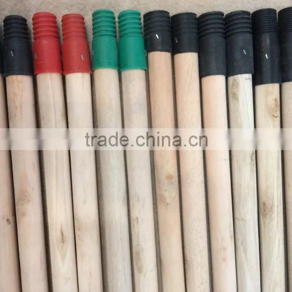 Custom Well Straight Natural Wooden Broom Poles With French Screw photo-3