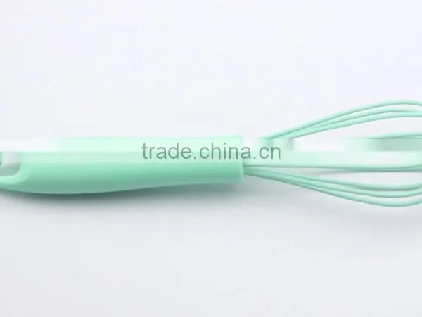 548-9Y High Quality Silicone Egg Whisk With PP Handle