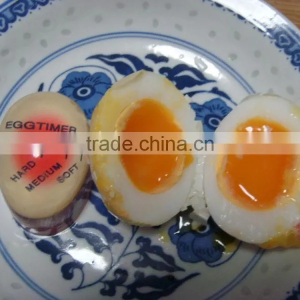 UCHOME Hot Sell Fashion Temperature Controlled Colour Changing Egg Timer FDA Egg Shape Kitchen Timer photo-2